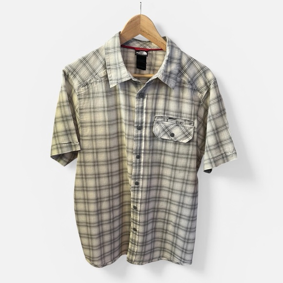 The North Face Other - The North Face Plaid Cotton Lightweight Short Sleeve Button Up Farmhouse Hiking